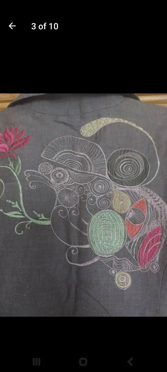 St Martins linen cotton blend jacket (free post) - Image 3