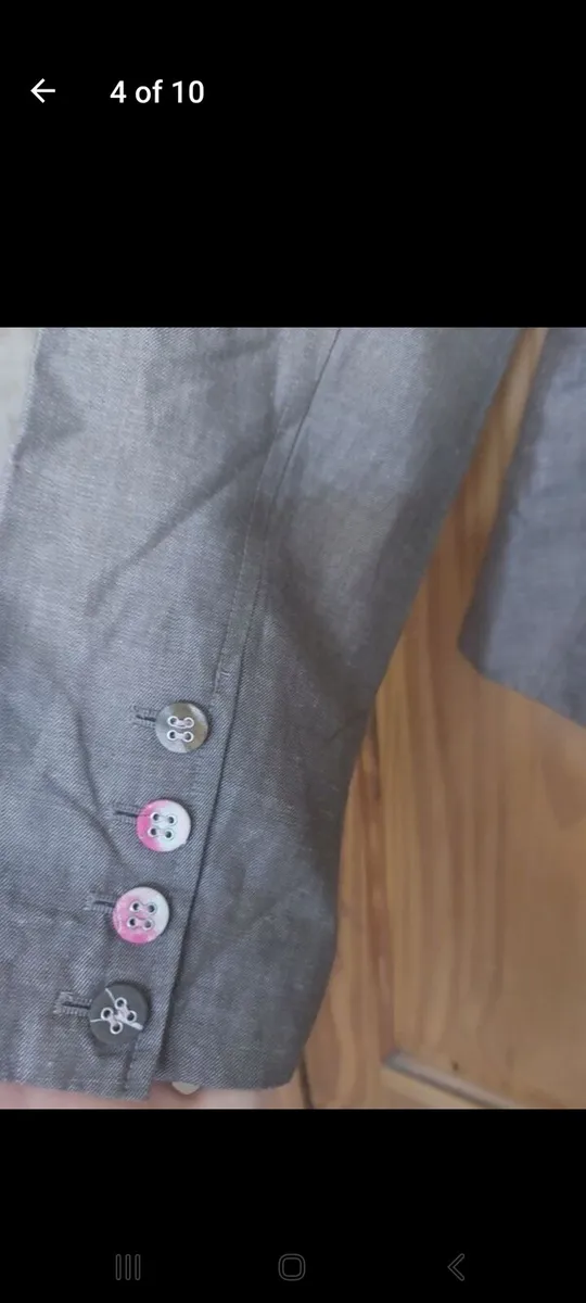 St Martins linen cotton blend jacket (free post) - Image 4