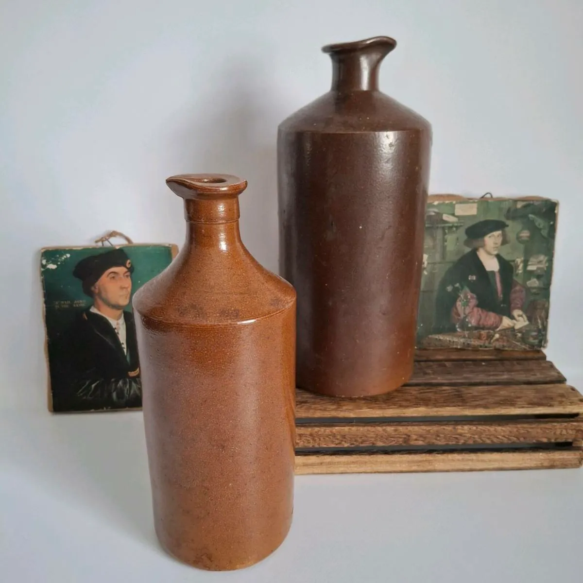 Pair of Antique Ink Bottles - Image 1