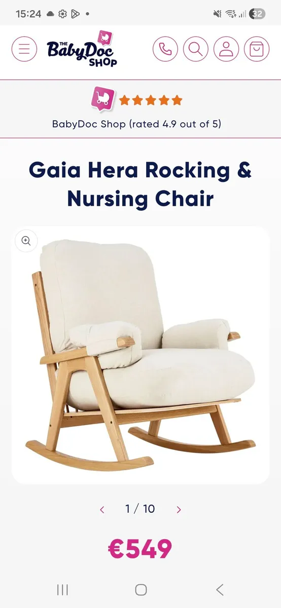 Gaia baby Hera rocking chair - Image 4