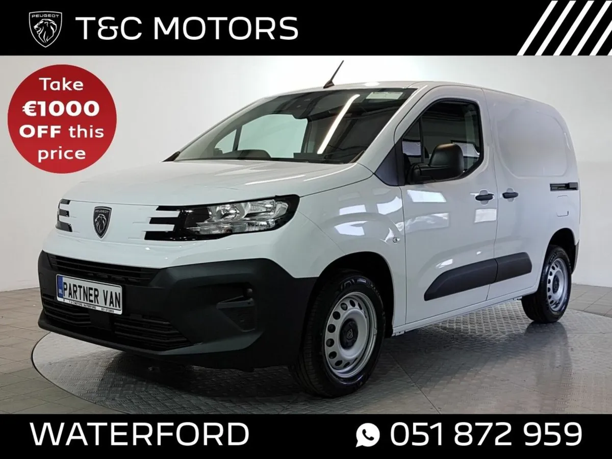 Peugeot Partner Demo Model - *Price Inc VAT* PARTN - Image 1