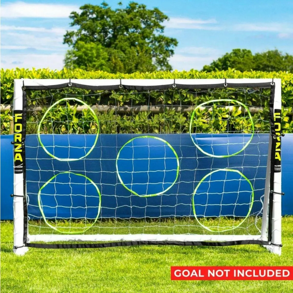 2 x 8ft6 Forza Football goals,Bag & Target net New - Image 2
