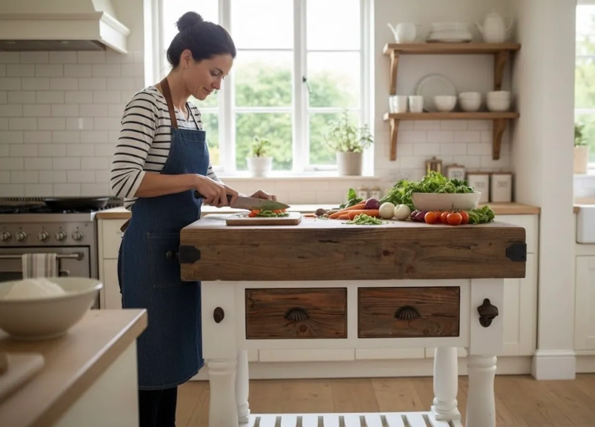 Butchers block / kitchen island - Image 4