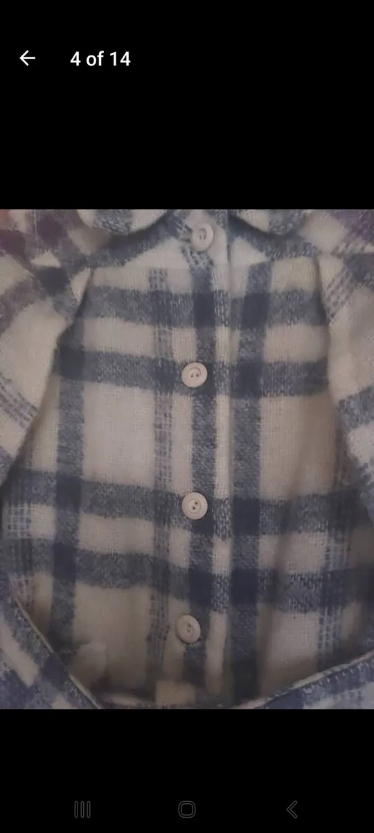 Donegal Design Vintage mohair wool cape coat - Image 3