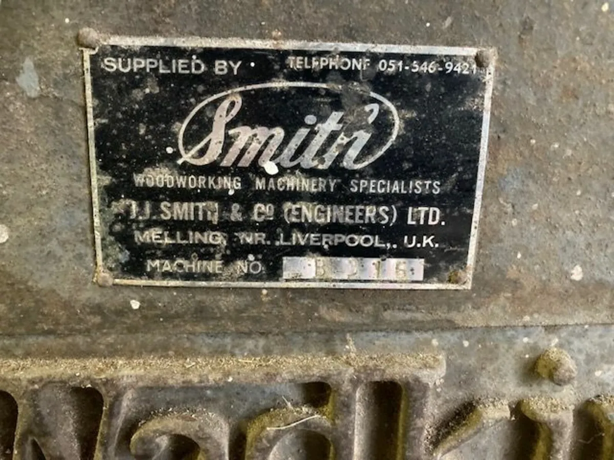 Wadkin Wood Planner (Vintage- works perfectly) - Image 2