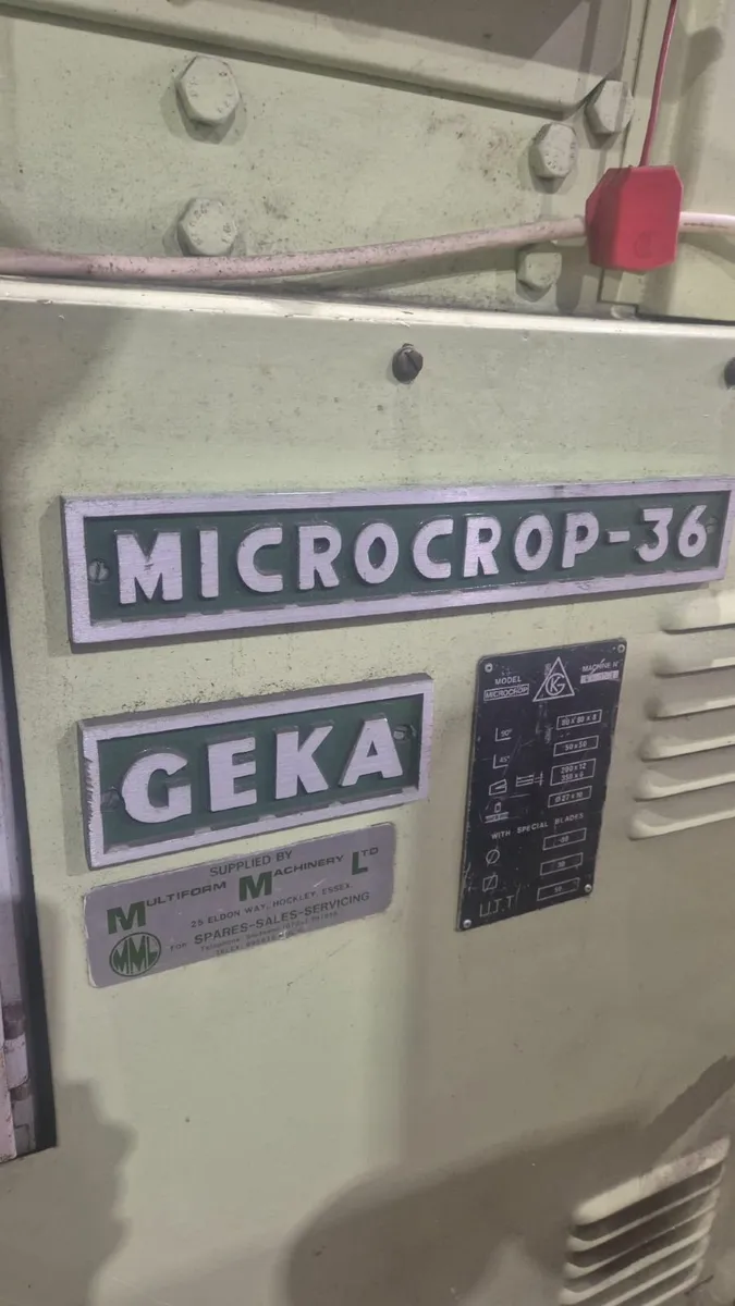 Geka Microcrop 36 Ironworker - Image 3