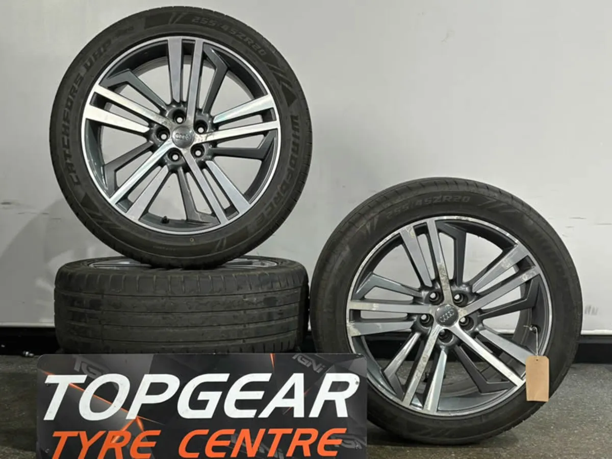 20" GENUINE OEM AUDI Q5 ALLOY WHEELS & TYRES - Image 1