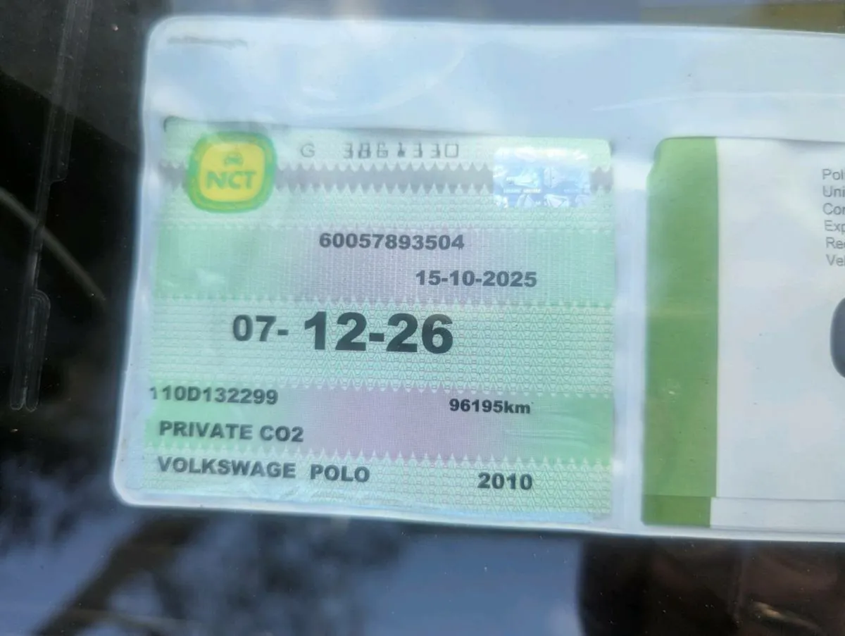 2010 Volkswagen Polo 1.2 Automatic NCT 12/26 - Image 2