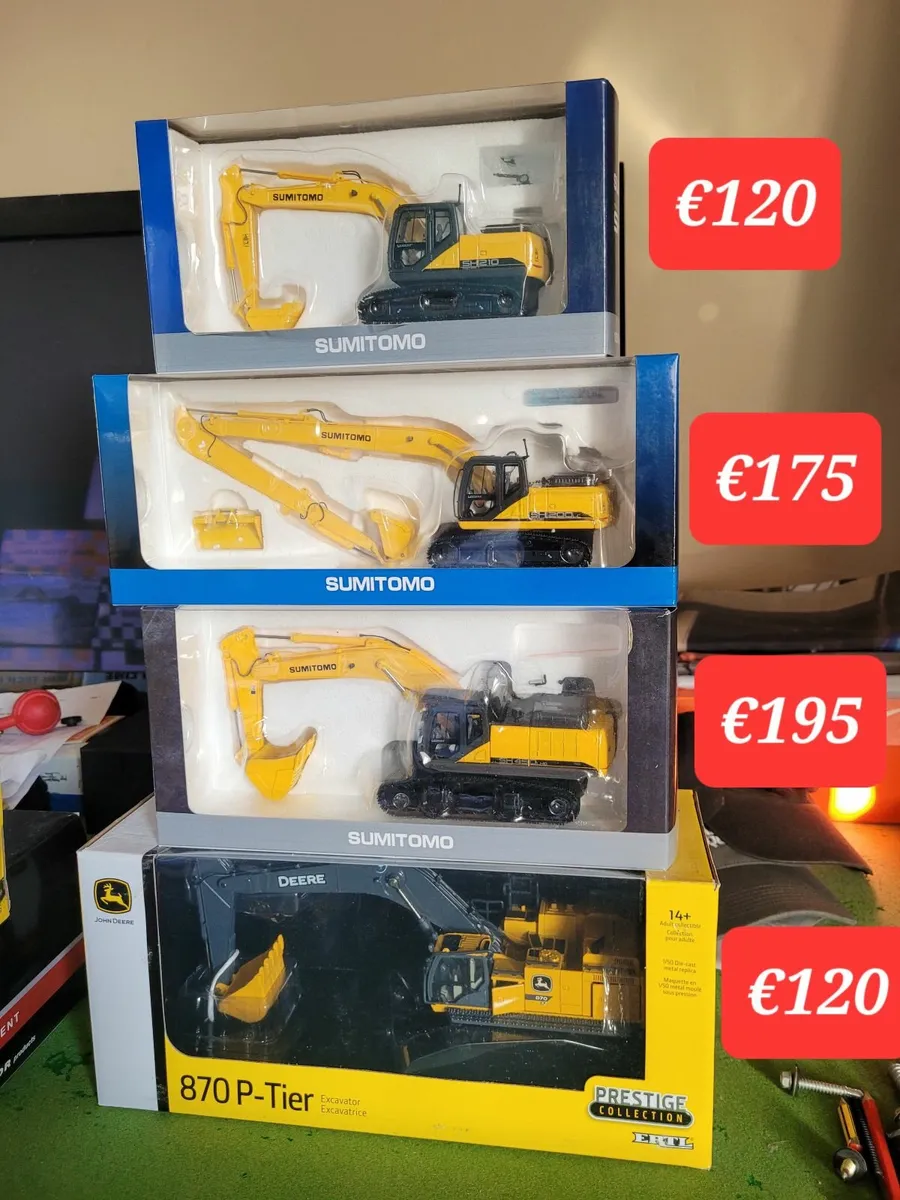 diecast models excavators - Image 1