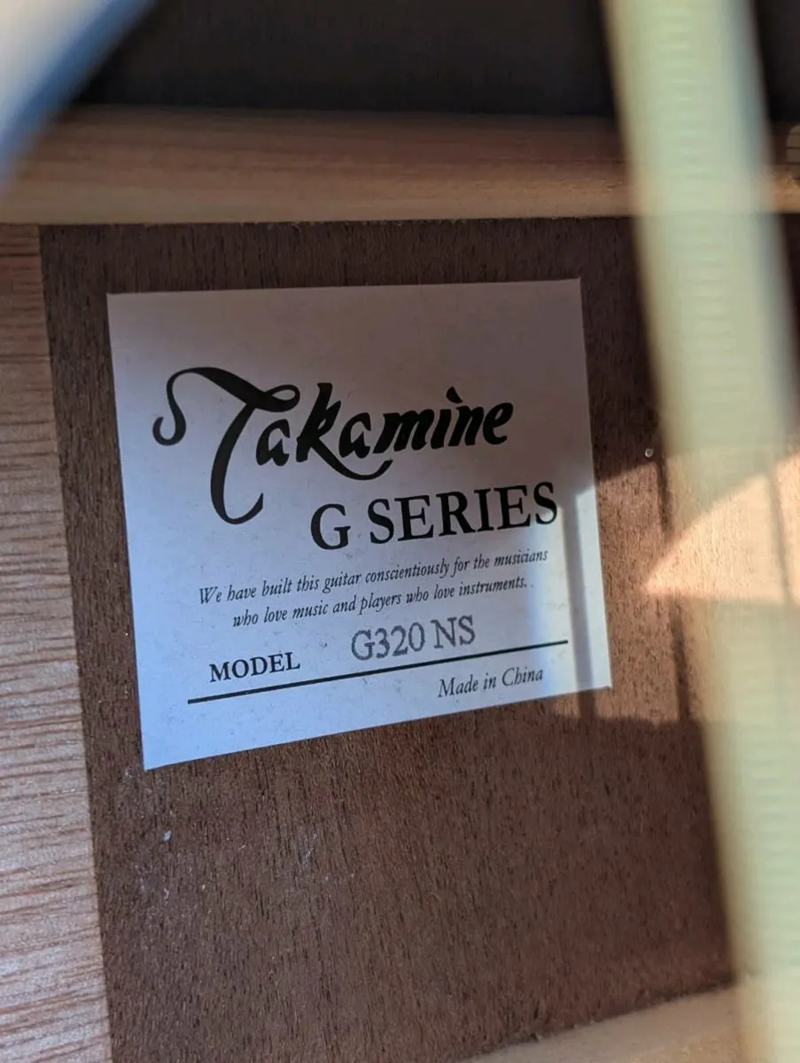 Takamine G320 Acoustic Guitar - Image 3