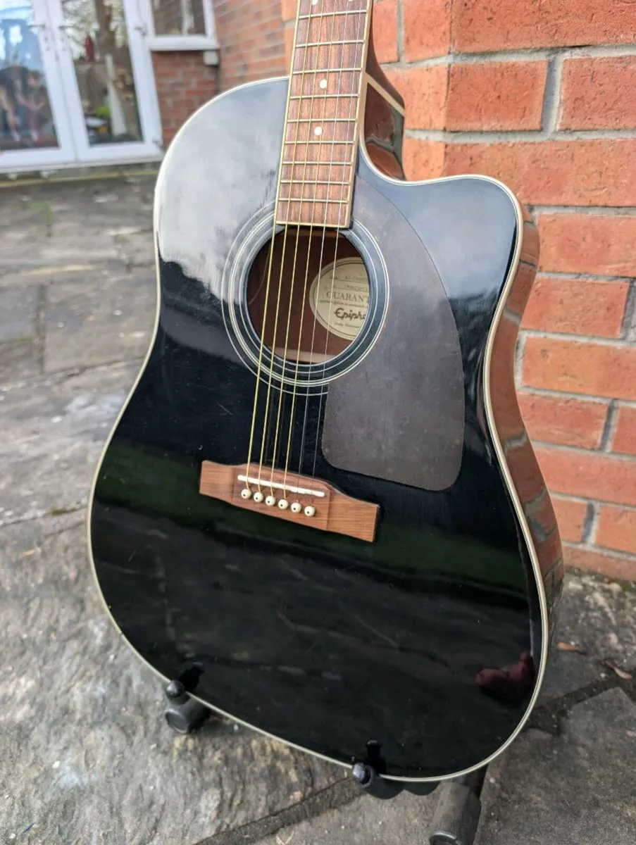 Epiphone AJ-220SCE Eletro-Acoustic Guitar - Image 2