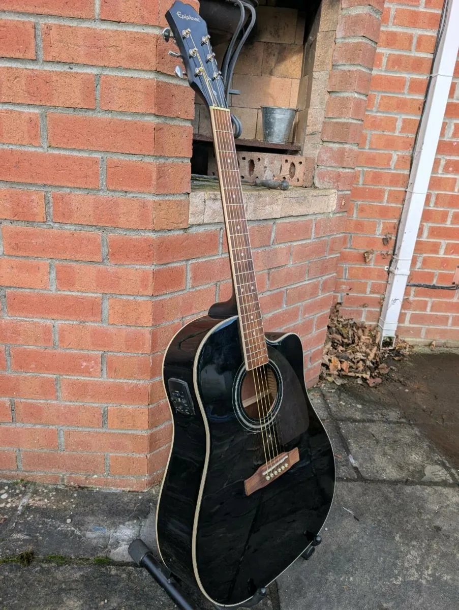 Epiphone AJ-220SCE Eletro-Acoustic Guitar - Image 3