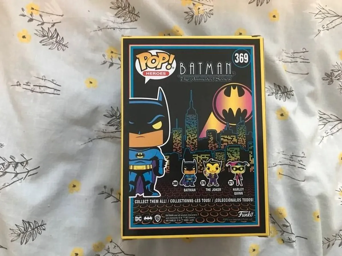 Special Edition Black Light Glow Batman The Animated Series #369 FunkoPop! Vinyl - Image 3
