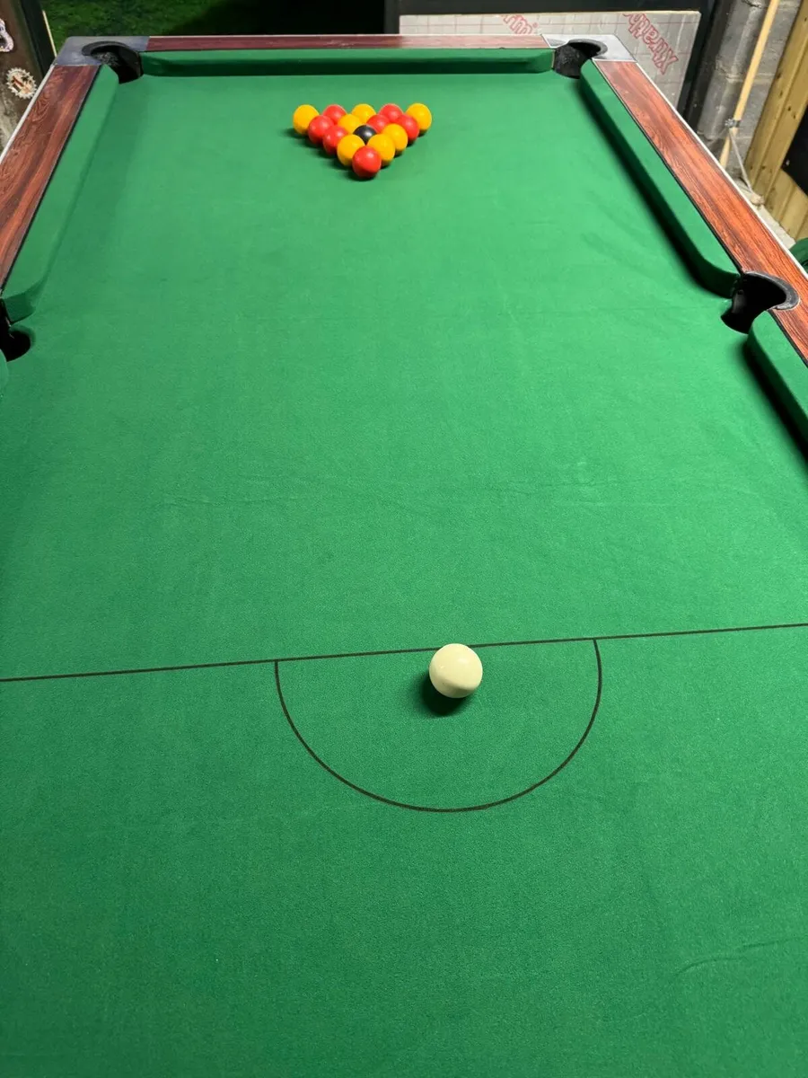 7x4 slate bed pool table - Image 4