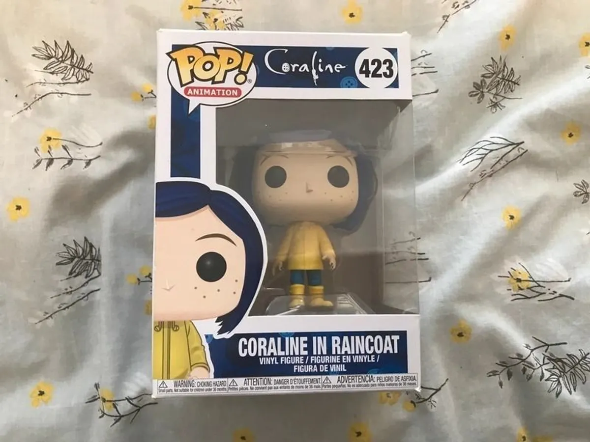 Vaulted Coraline in Raincoat #423 Coraline FunkoPop! Collectable Vinyl Figure - Image 1