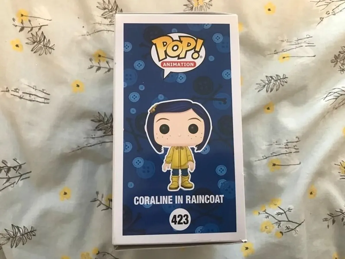 Vaulted Coraline in Raincoat #423 Coraline FunkoPop! Collectable Vinyl Figure - Image 4