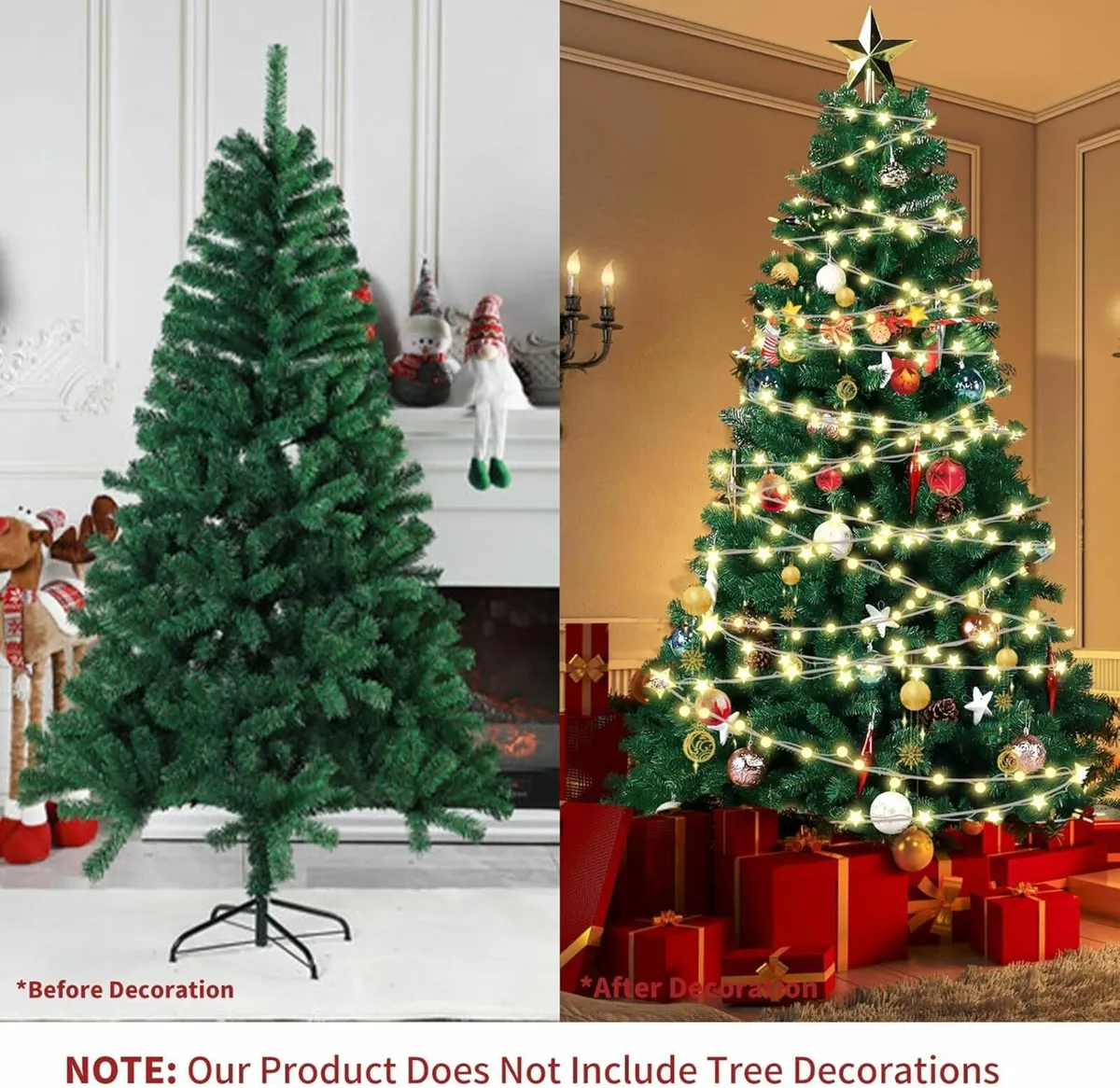 150cm 5FT Artificial Christmas Tree Decoration - Image 1