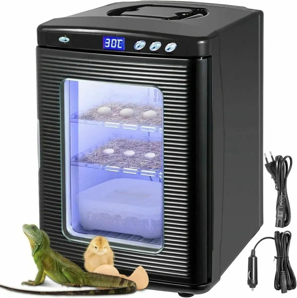Reptile Egg Incubator with Digital Temp Control - Image 2