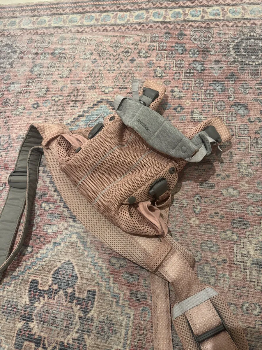 BABYBJORN Harmony Mesh Baby Carrier | Powder pink - Image 2