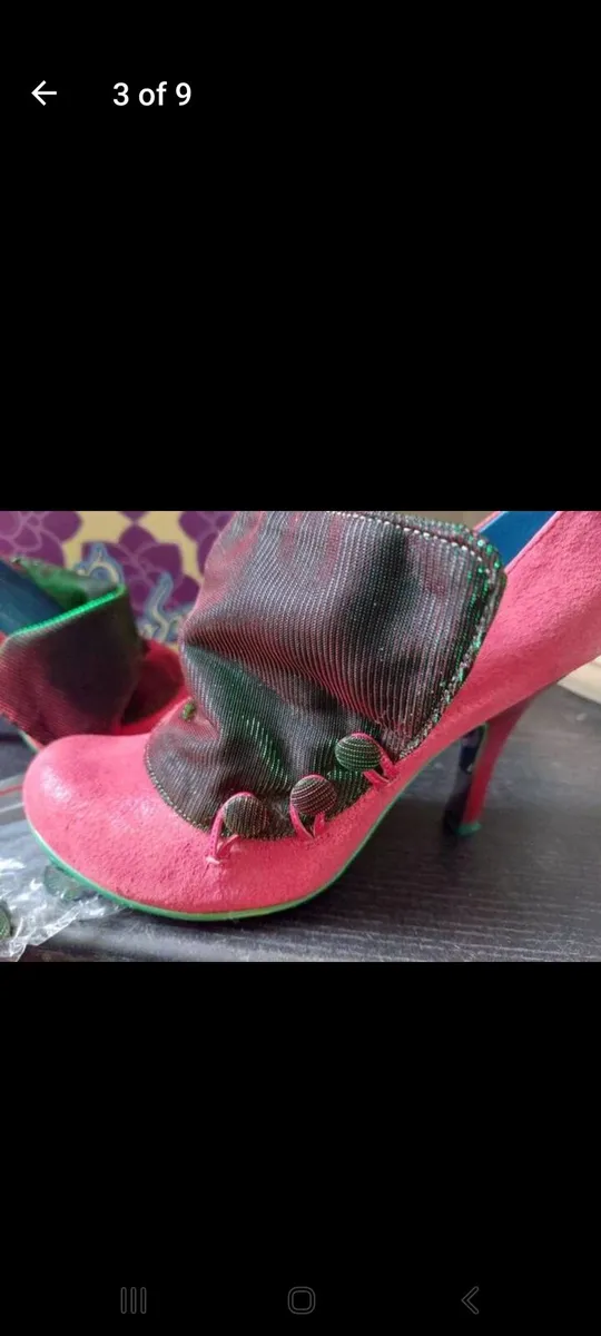 Irregular Choice red shoes (free postage) - Image 3