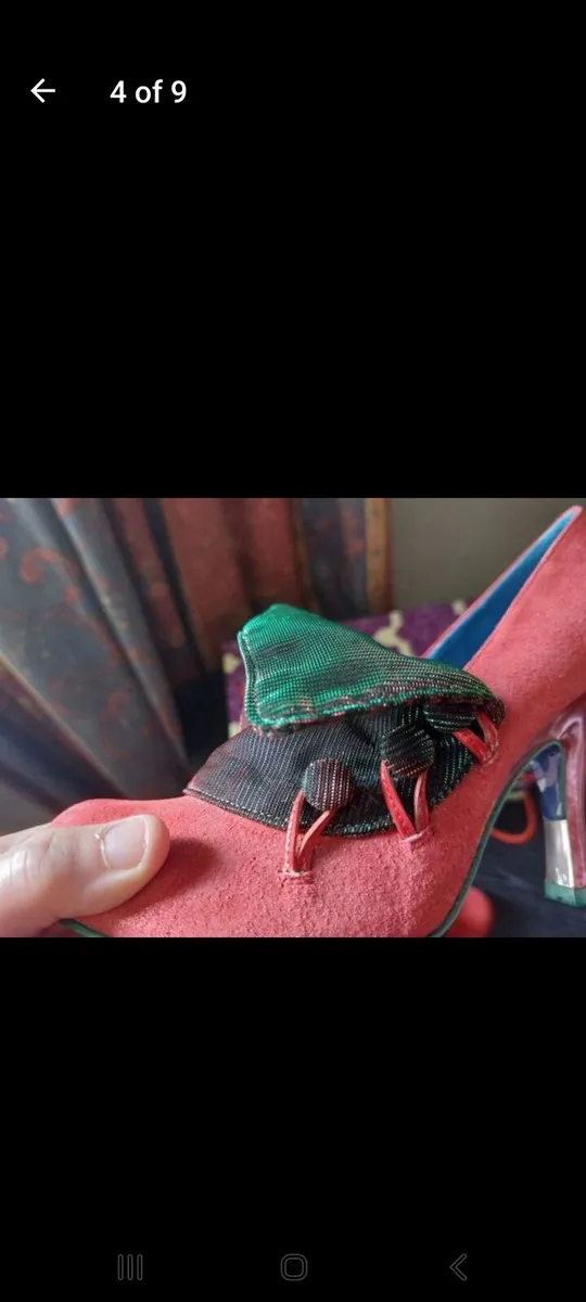 Irregular Choice red shoes (free postage) - Image 4