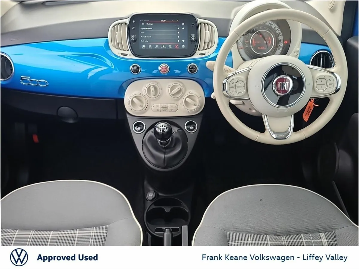 Fiat 500 MIRROR 1.2 69HP *ELECTRONICA BLUE* *NEW N - Image 2