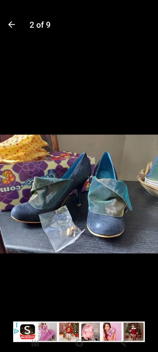 Irregular Choice teal shoes (free postage) - Image 2