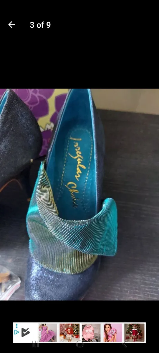 Irregular Choice teal shoes (free postage) - Image 3