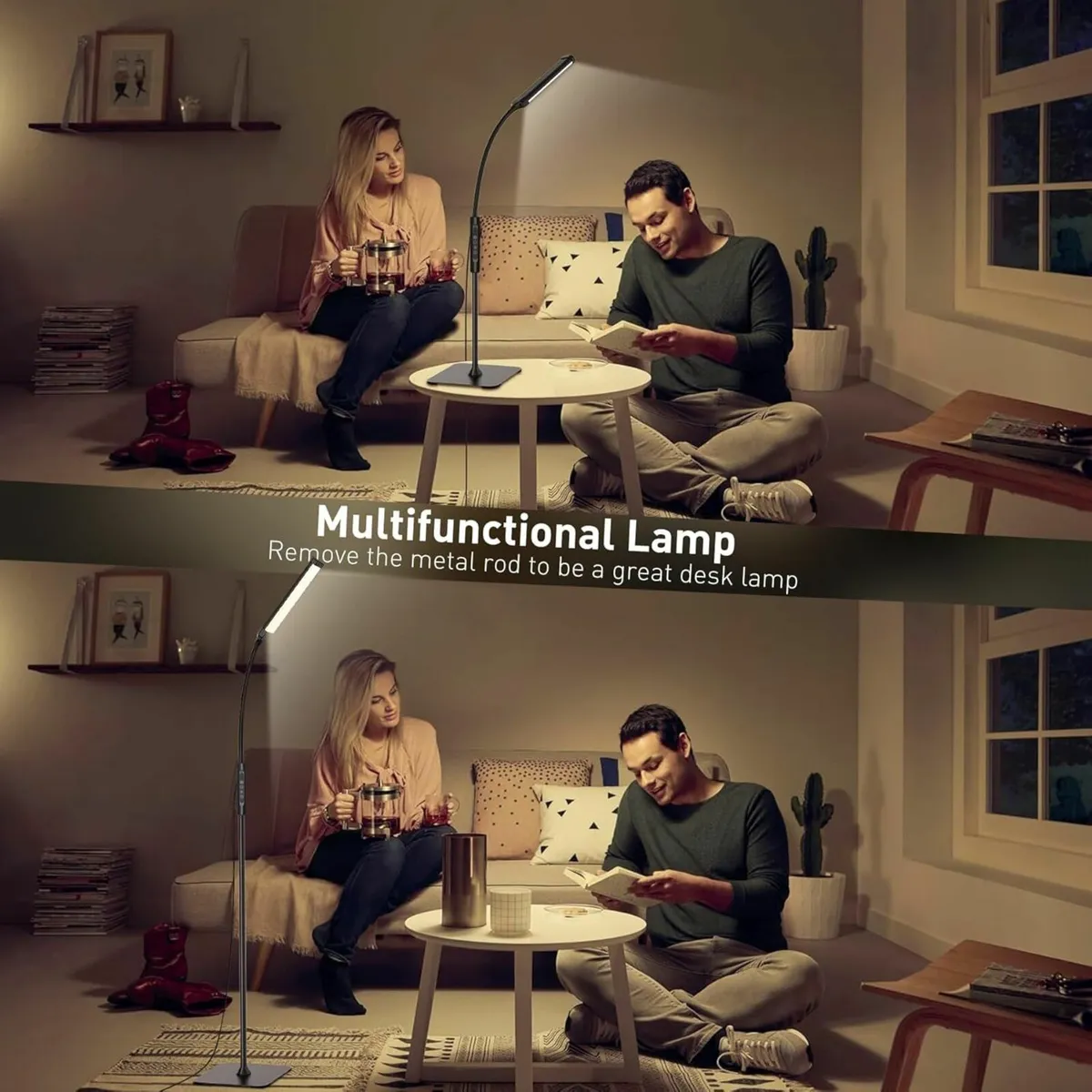 LED Floor Lamp with Remote Dimmable 3 Color - Image 4