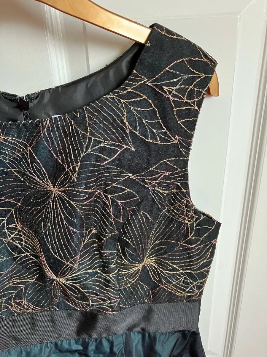 Gina Bacconi Green Dress size 16 - Image 3