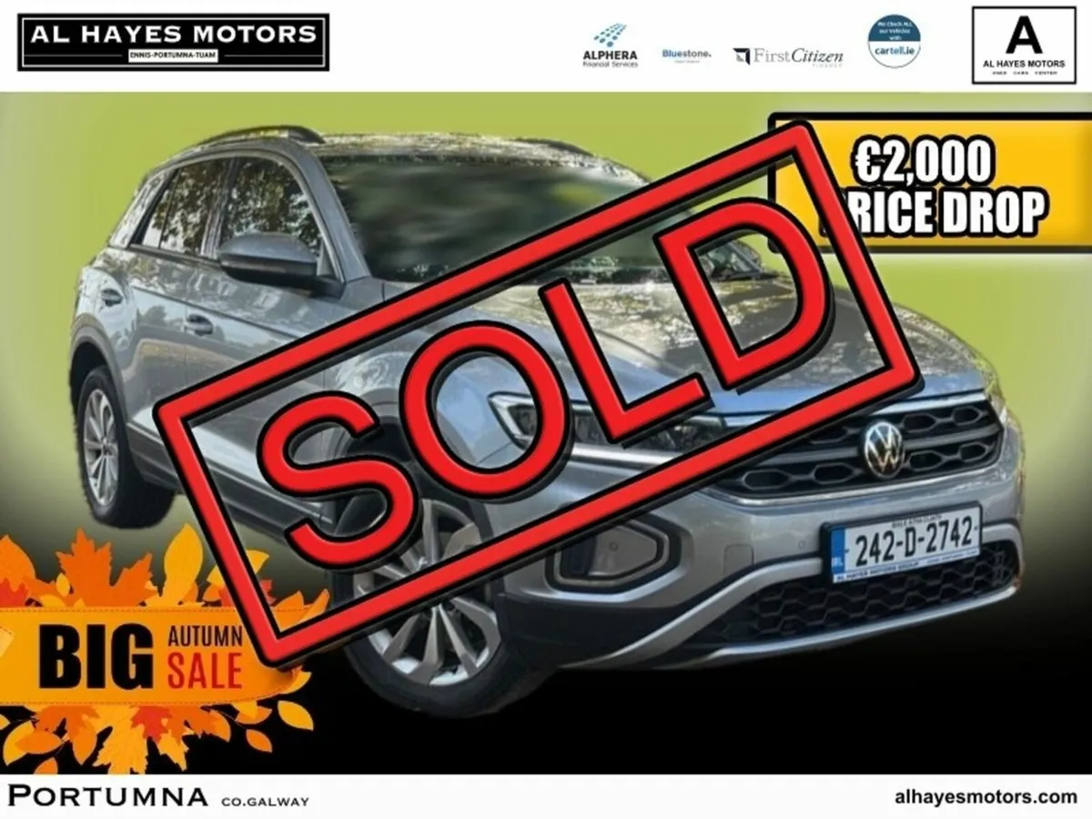 Volkswagen T-Roc SOLD SOLD EDITION 75 2.0TDI 6SPEE - Image 1