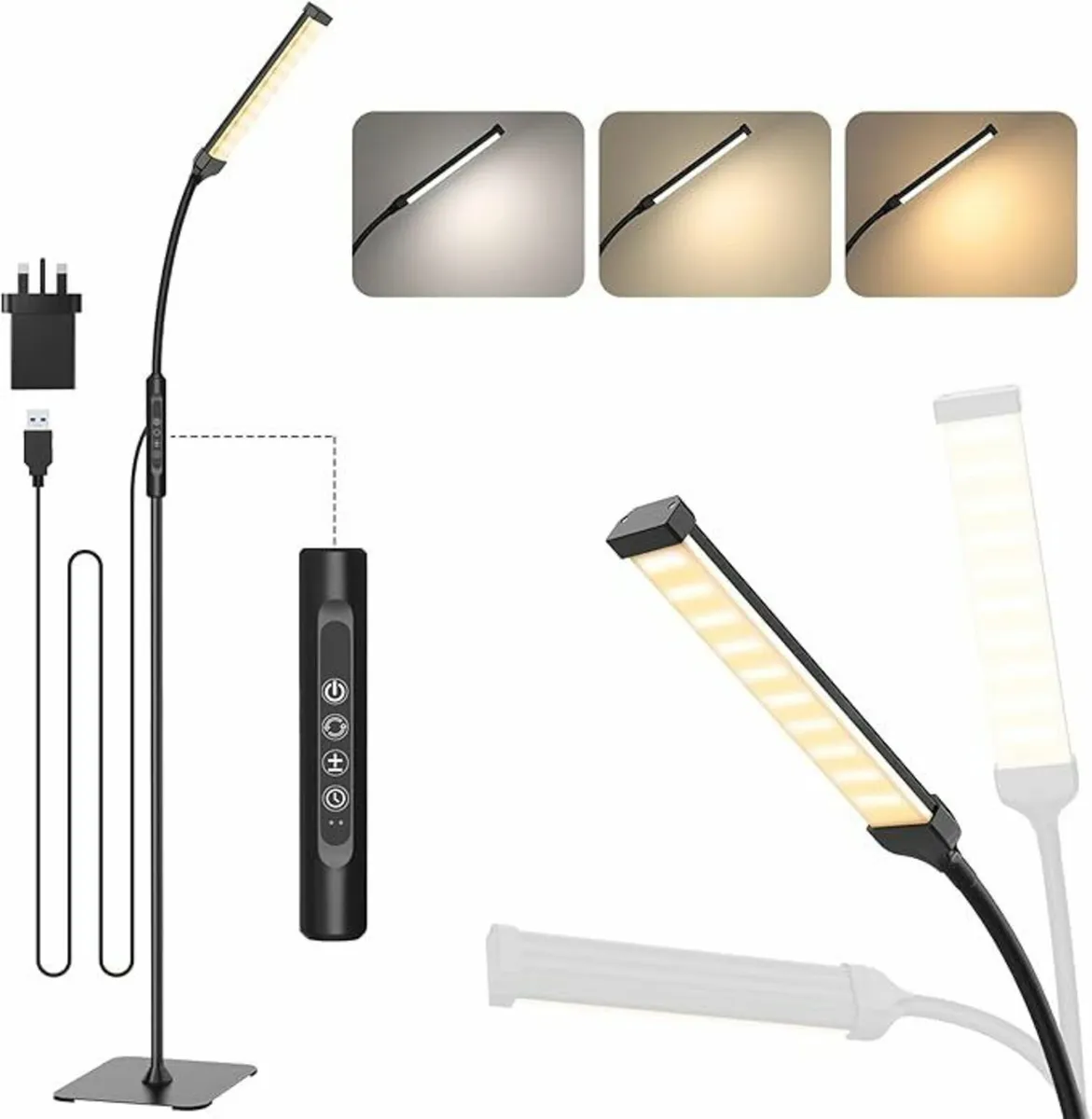 LED Floor Lamp, Touch Control Bright Floor Lamps - Image 1