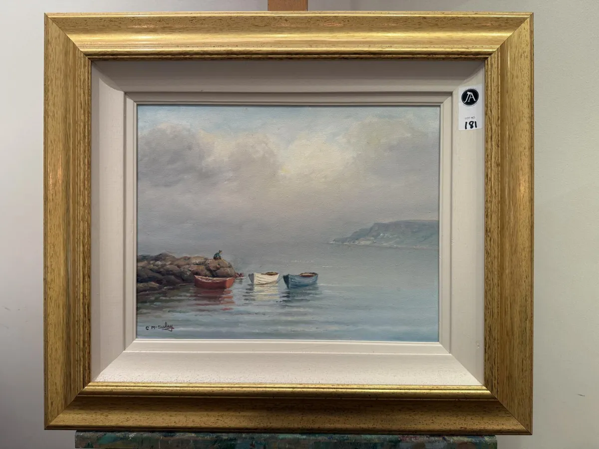 Charles McAuley Oil on Canvas **Online Auction** - Image 1