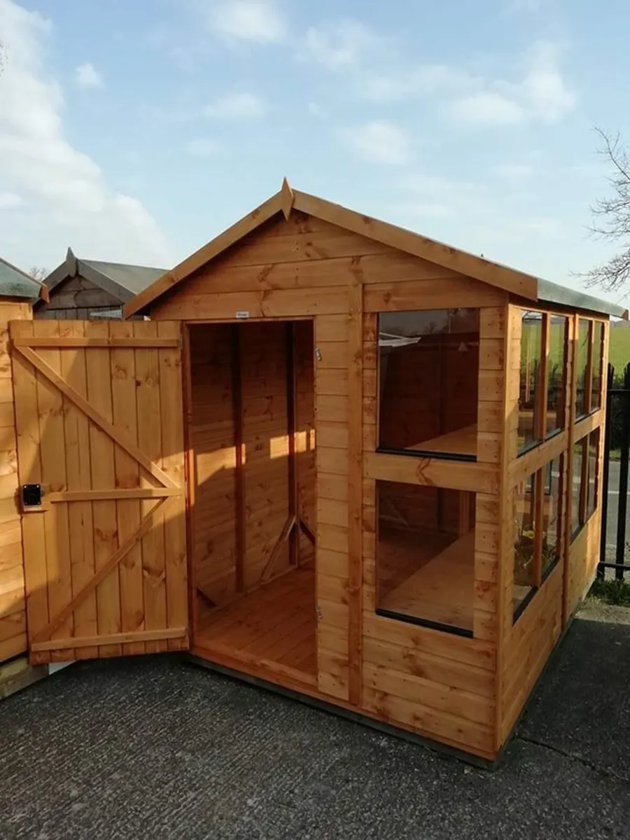 Coola 🌿 Deluxe Apex 8×6 Potting Sheds - Image 2