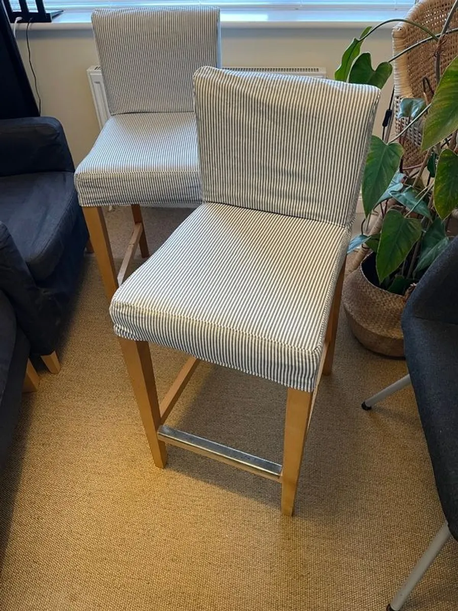 Two Ikea stools