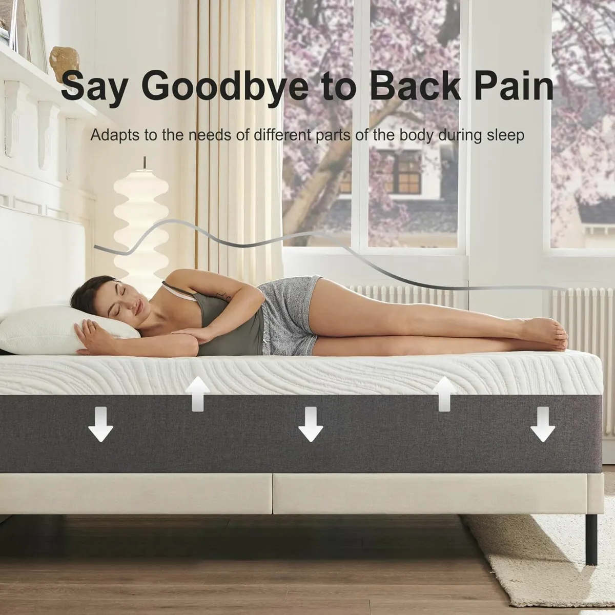 30cm Double Mattresses Memory Foam135x190cm - Image 4