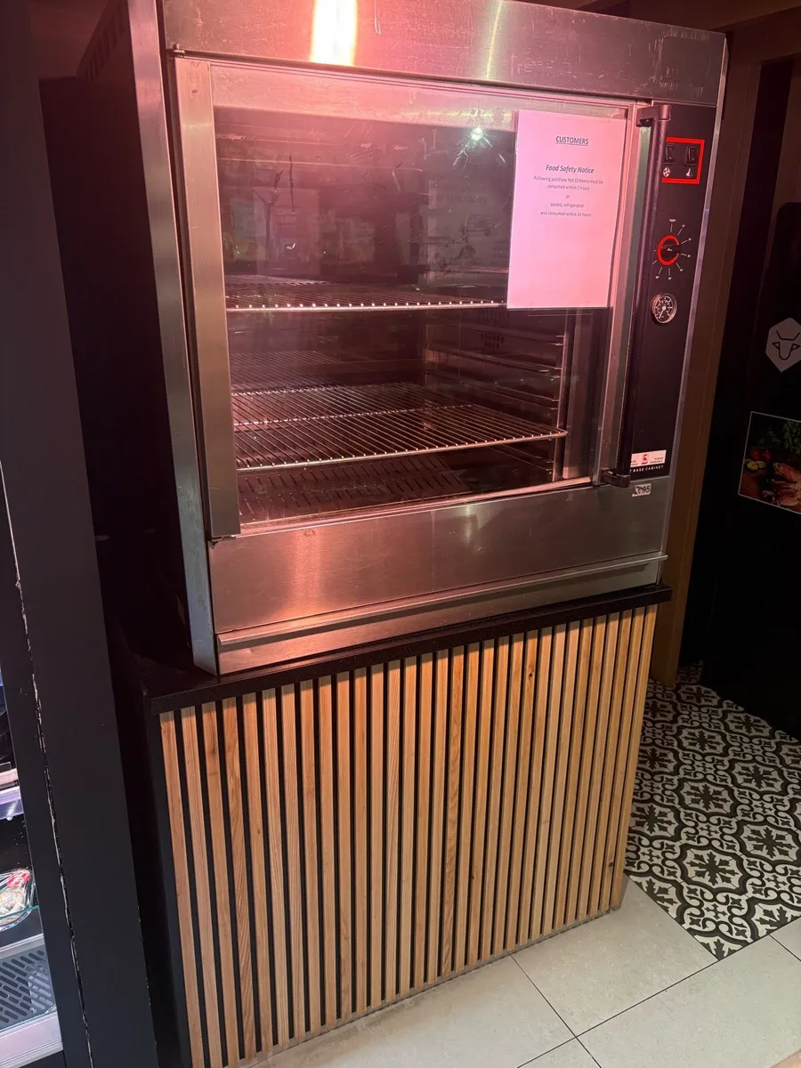 Cooked Chicken Hot Holding Box with Stand - Image 2