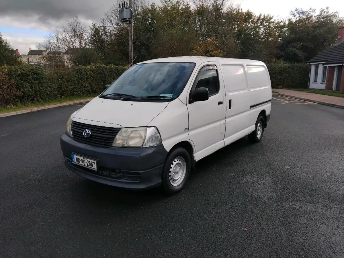 ALL TOYOTA HIACE VANS WANTED FOR CASH - Image 1
