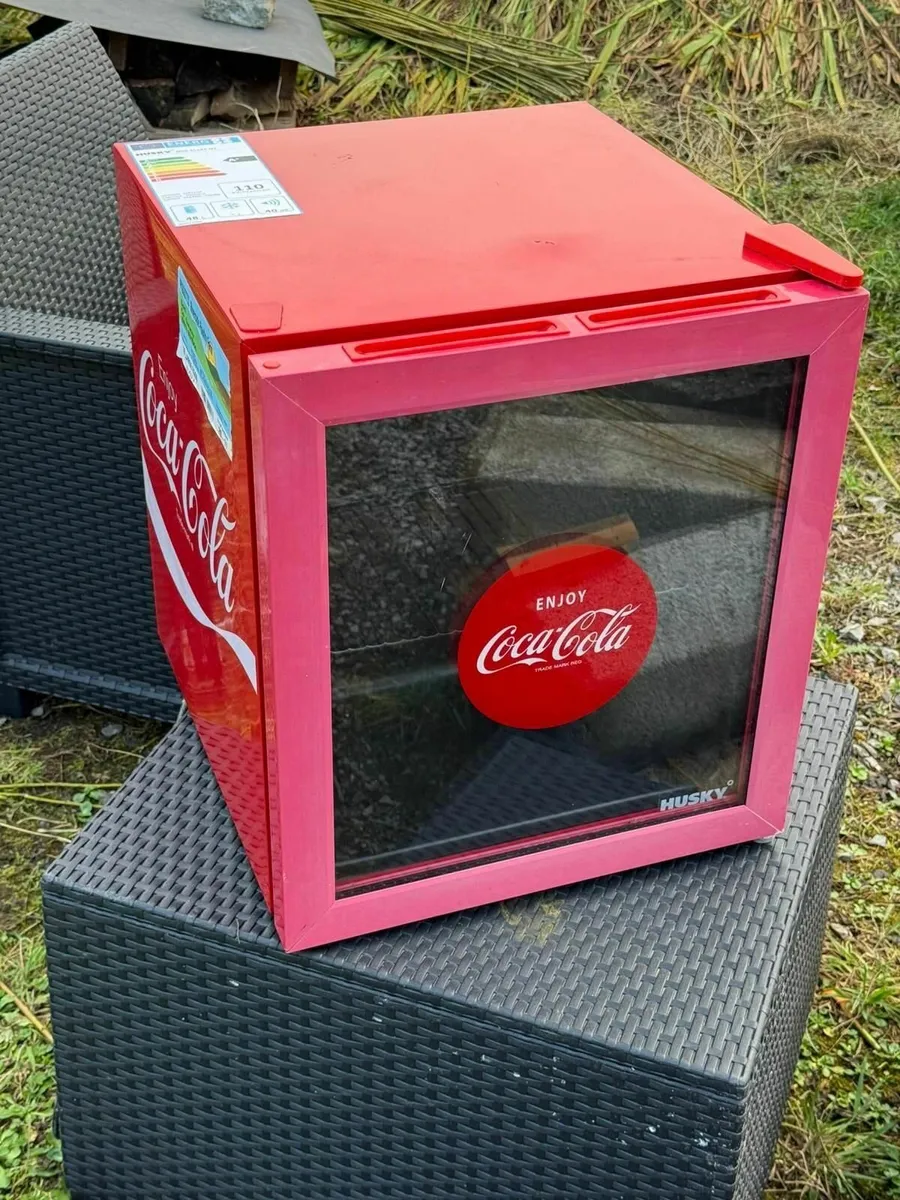 Coca-Cola Mini Fridge - Image 1