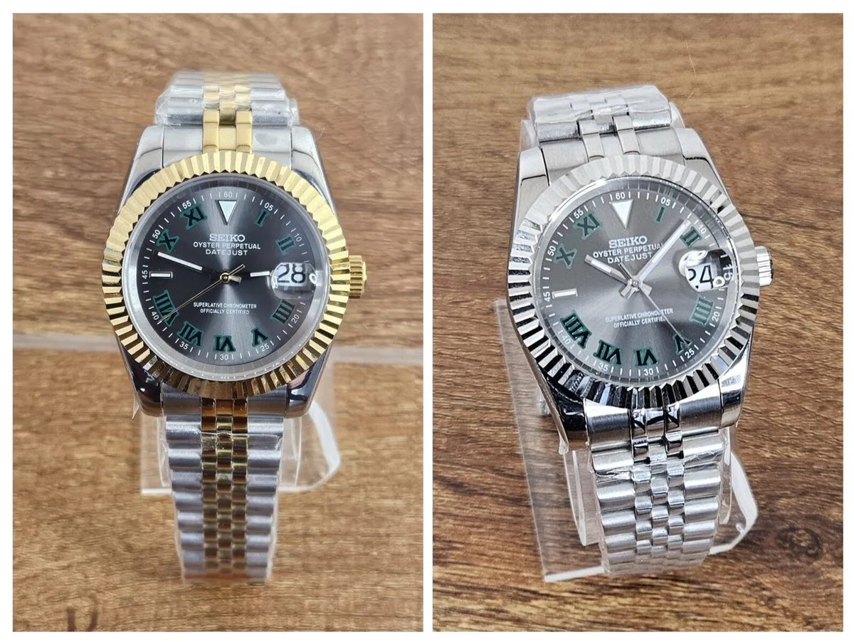 Seiko Wimbledon Datejust Mod Automatic Watch - Image 1
