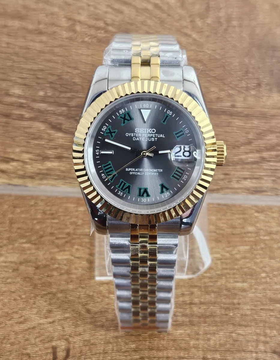 Seiko Wimbledon Datejust Mod Automatic Watch - Image 3