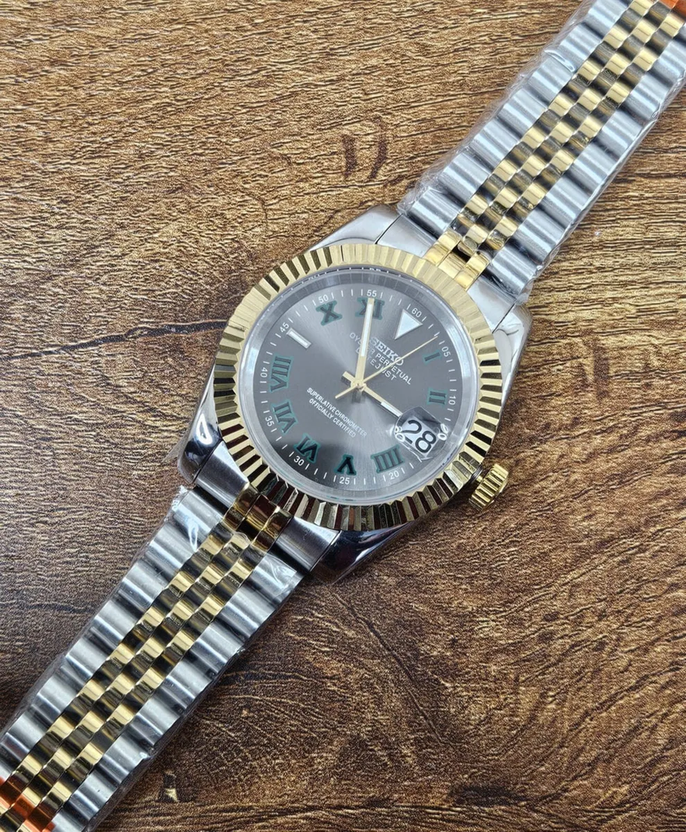 Seiko Wimbledon Datejust Mod Automatic Watch - Image 4