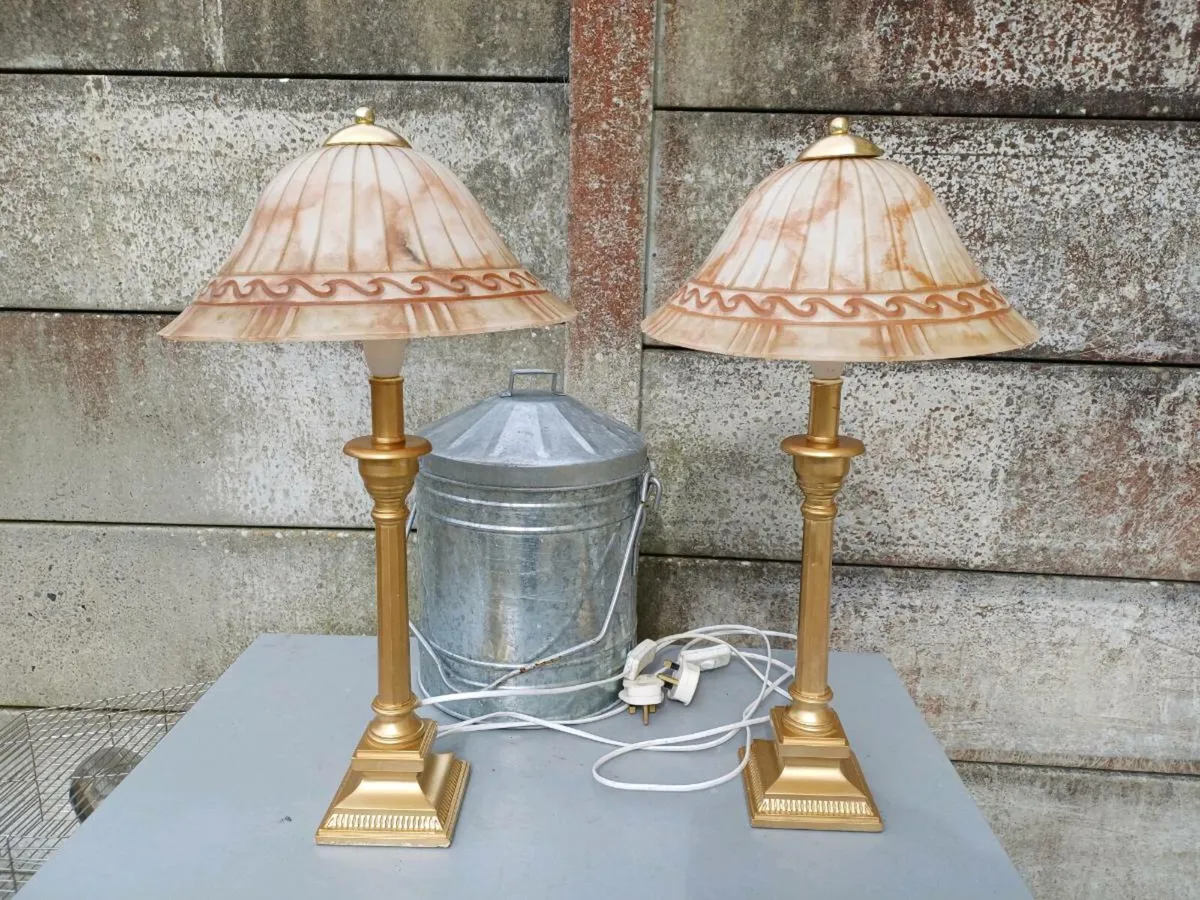 Vintage Table Lamps - Image 1