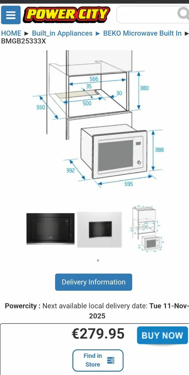 Built in microwave - Image 3