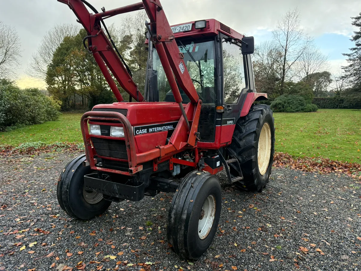 1990 Case 895 c/w Quicke loader €11950 No Vat - Image 2