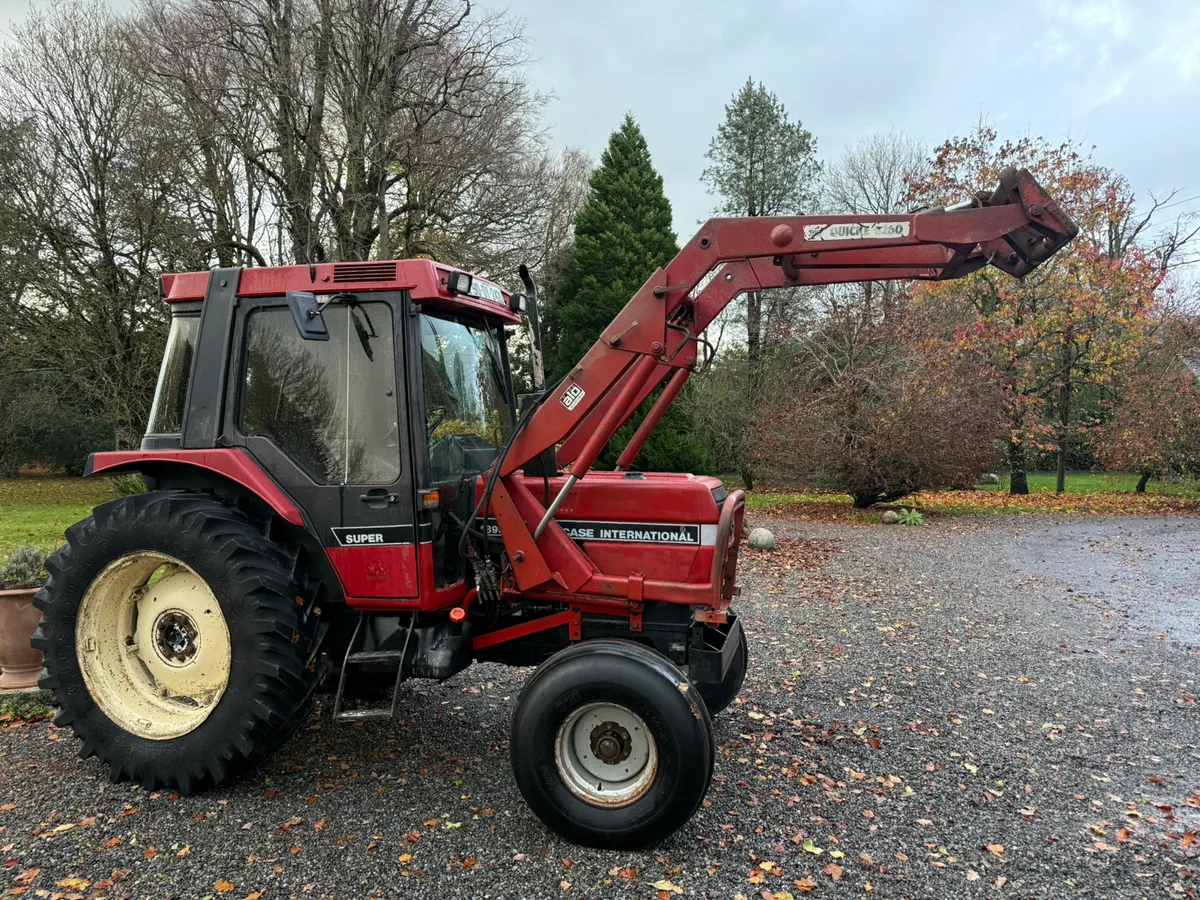 1990 Case 895 c/w Quicke loader €11950 No Vat - Image 4
