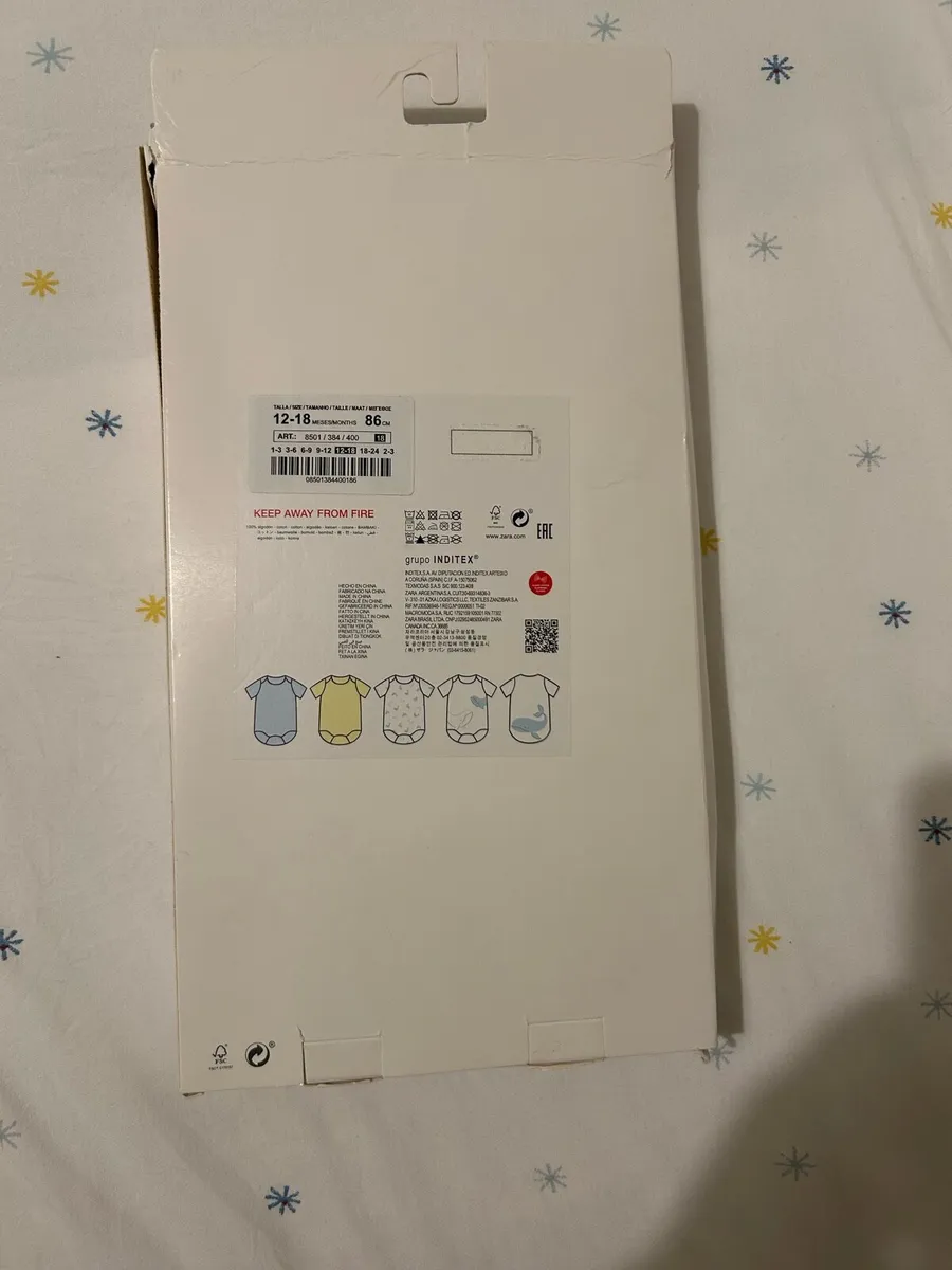 Zara baby short sleeve bodysuits NEW - Image 4