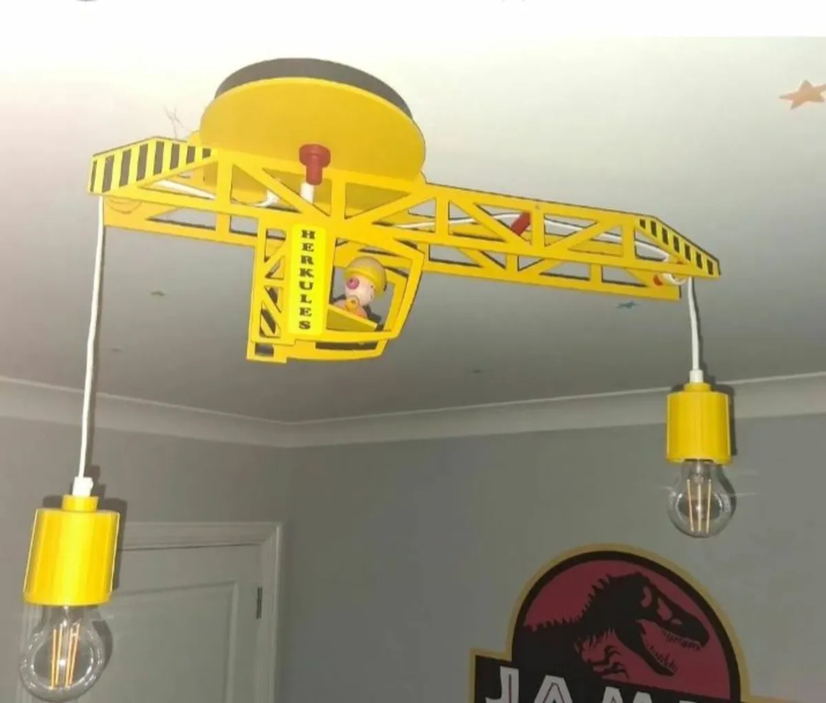 Boys bedroom light fixture - Image 1