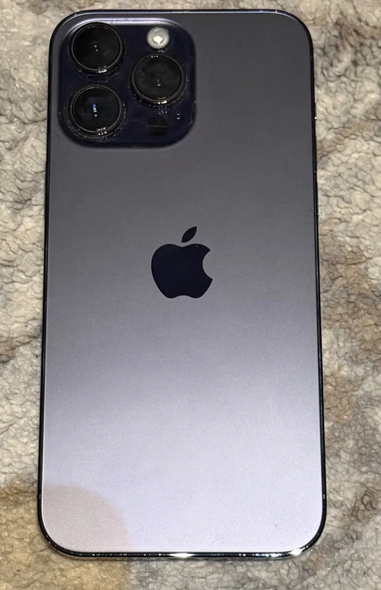 Iphone 14 pro max 256gb blue with screen fault - Image 1