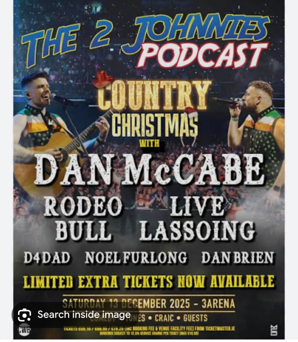 Two tickets to the 2 johnnies